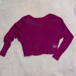 Express, size small, magenta, sweater